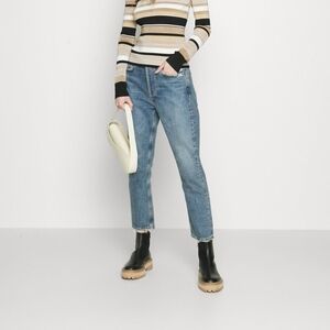 Agolde Blue Cropped Jeans